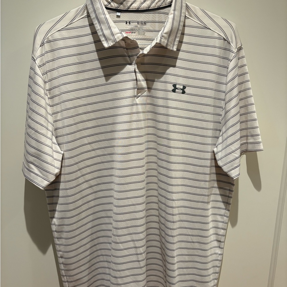 Under Armour Gray Polo Shirt Performance Comfort Style